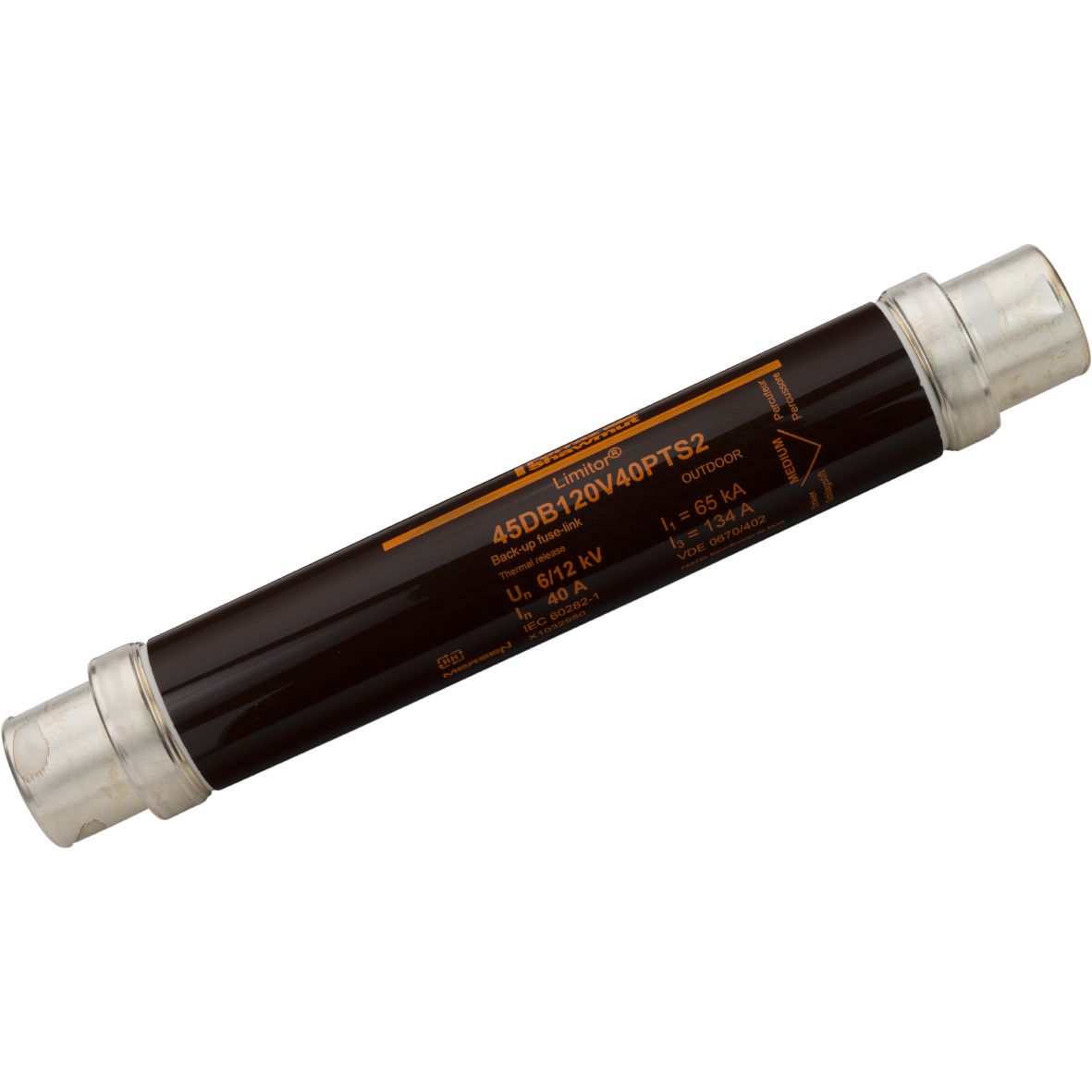 X1032950 - HV fuse DIN 43625, 12kV, 40A, 292mm, 45mm, thermal striker